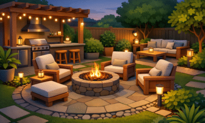Stylish Outdoor Living Space