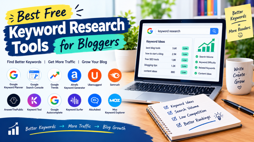 12 Best Free Keyword Research Tools for Bloggers in 2026